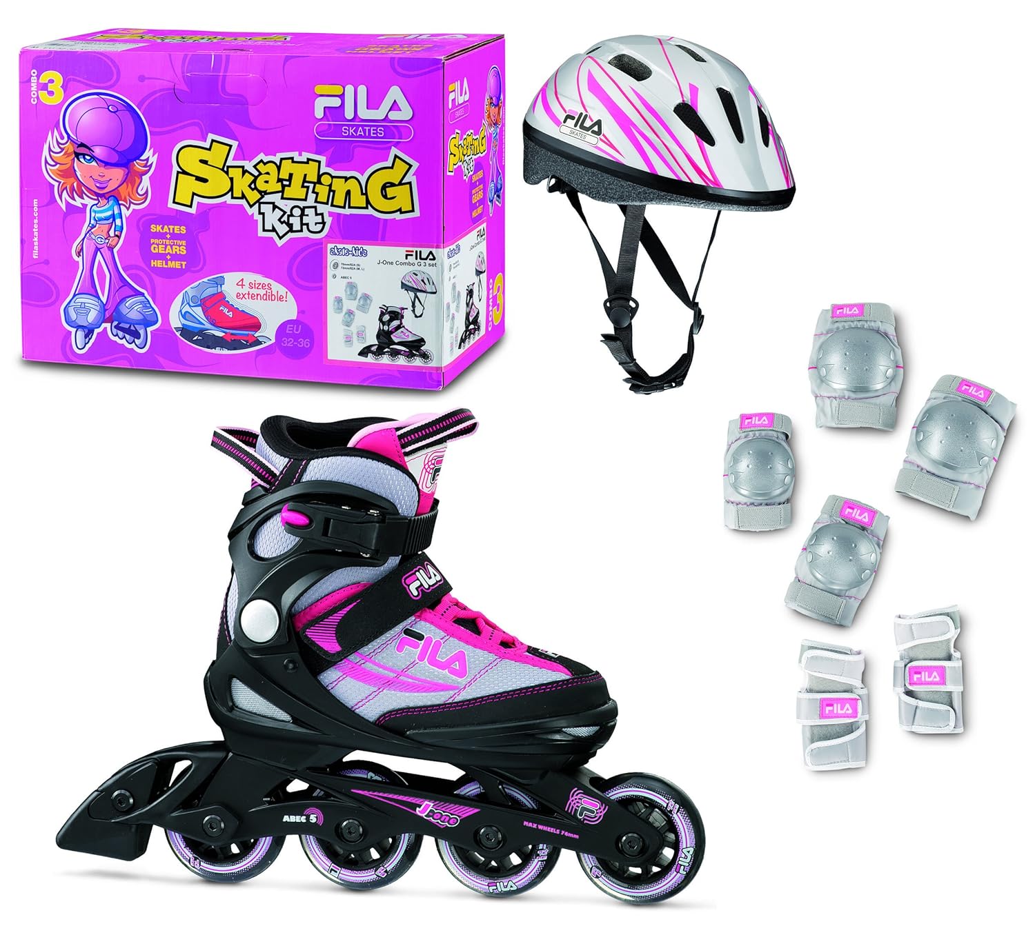 FILA SKATES Patines Línea Set J One Combo G