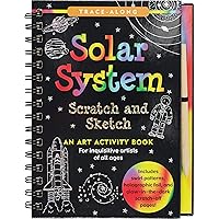 Scratch & Sketch Solar System (Trace Along)