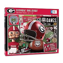YouTheFan NCAA Georgia Bulldogs Retro Series Puzzle