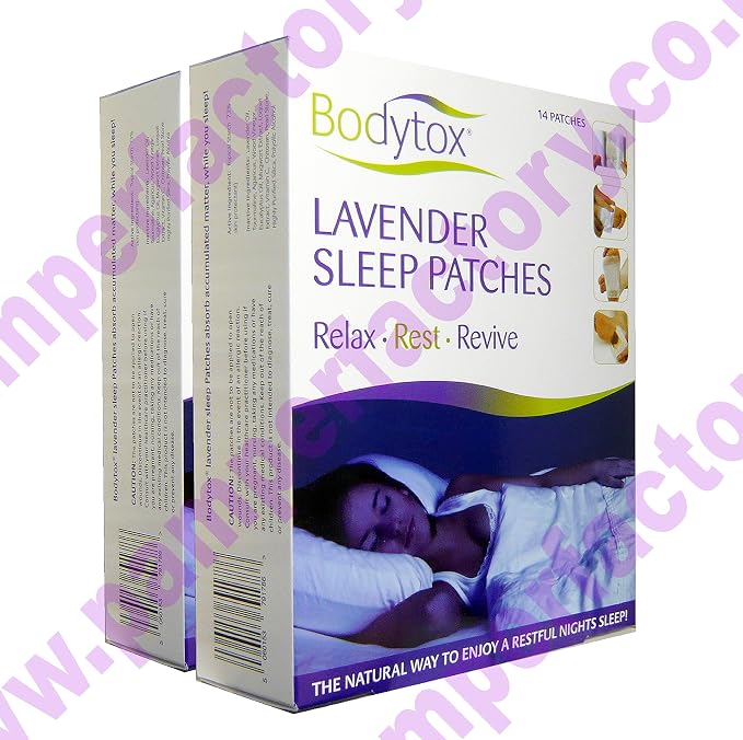 Bodytox Lavender Sleep Patches 2 x 14 Patches Amazon.co.uk Health