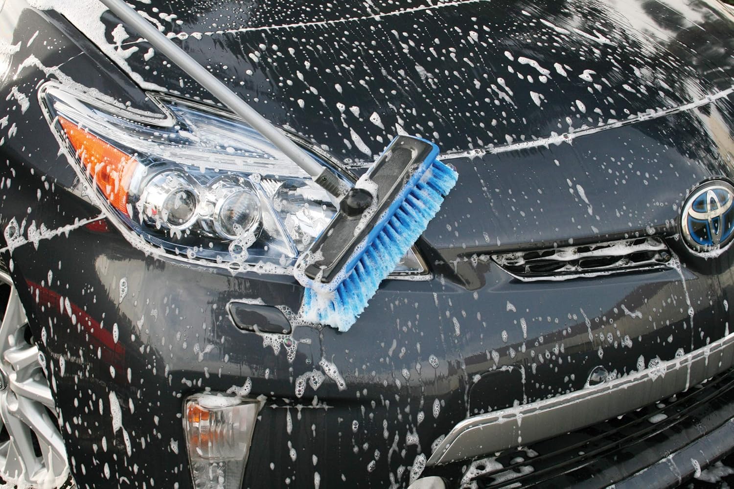 Carrand 93062 Deluxe Car Wash 10" Dip Brush with 65" Extension Pole: Automotive