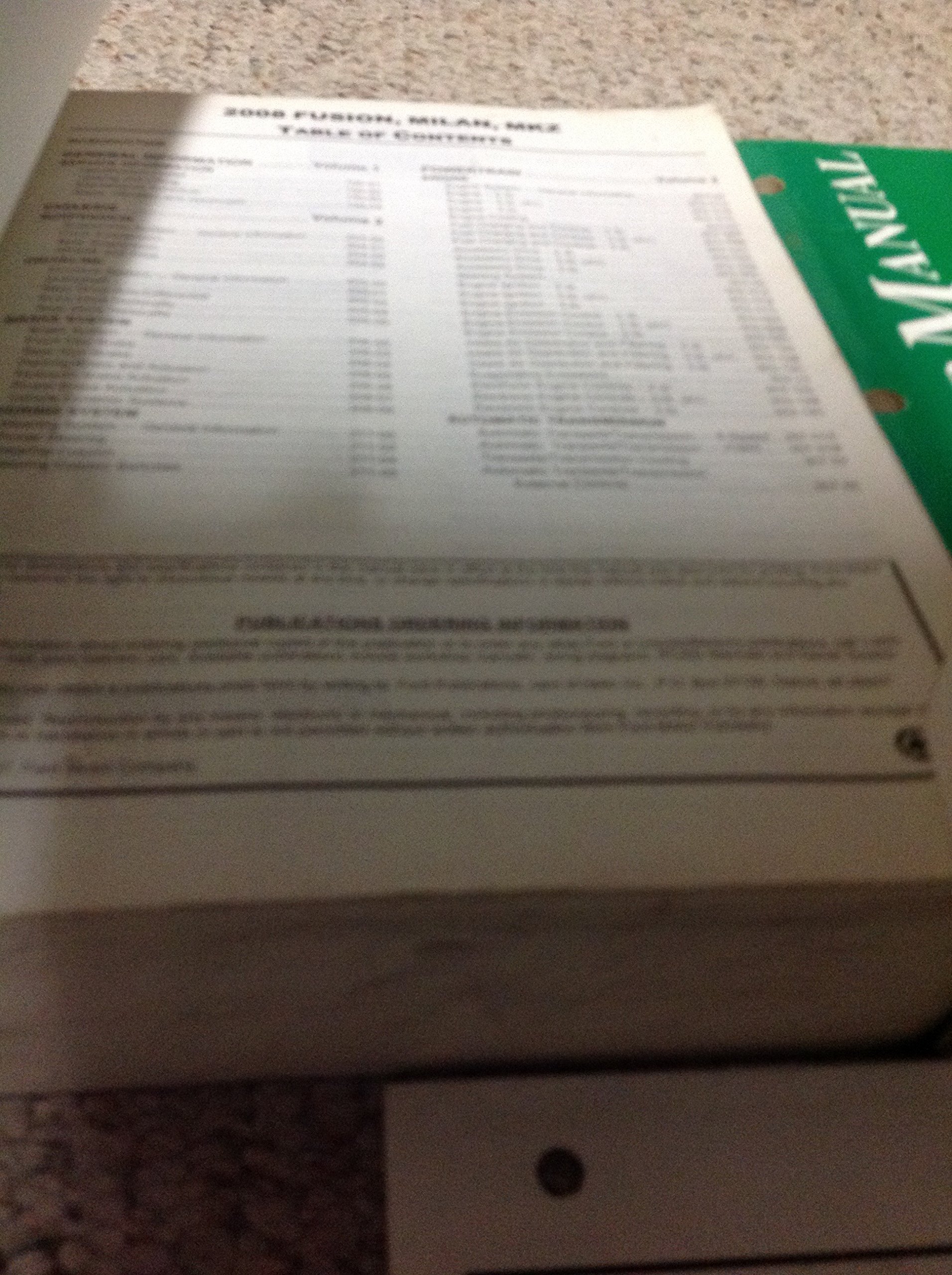 2008 Ford Fusion Lincoln MKZ Milan Service Shop Repair Manual Set FACTORY W TSB: FORD: Amazon.com: Books