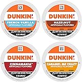 Dunkin' Mixed Flavor Coffee Variety Pack, 60 Keurig K-Cup Pods (Packaging May Vary)