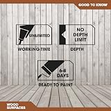 Toupret Glazing Putty 1kg White Flexible Paintable Wood Window Frame Filler Seal view 5