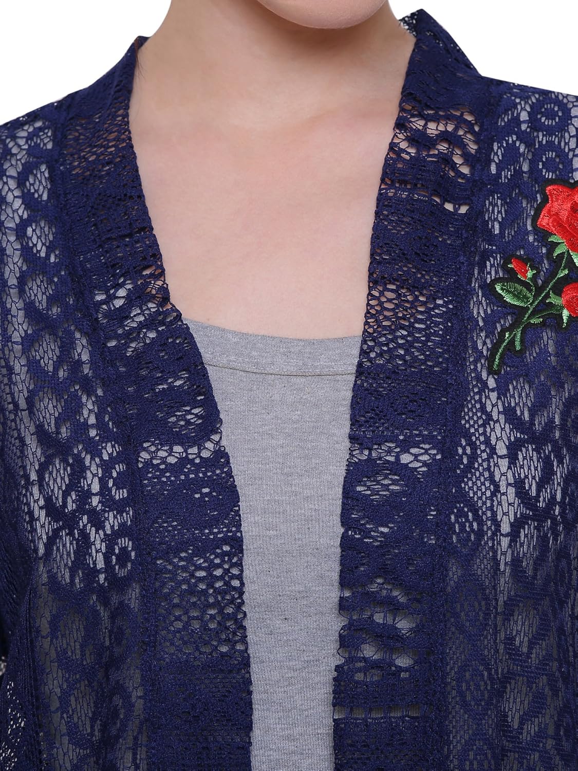 2day women trendy net long shrug (pack of 1)