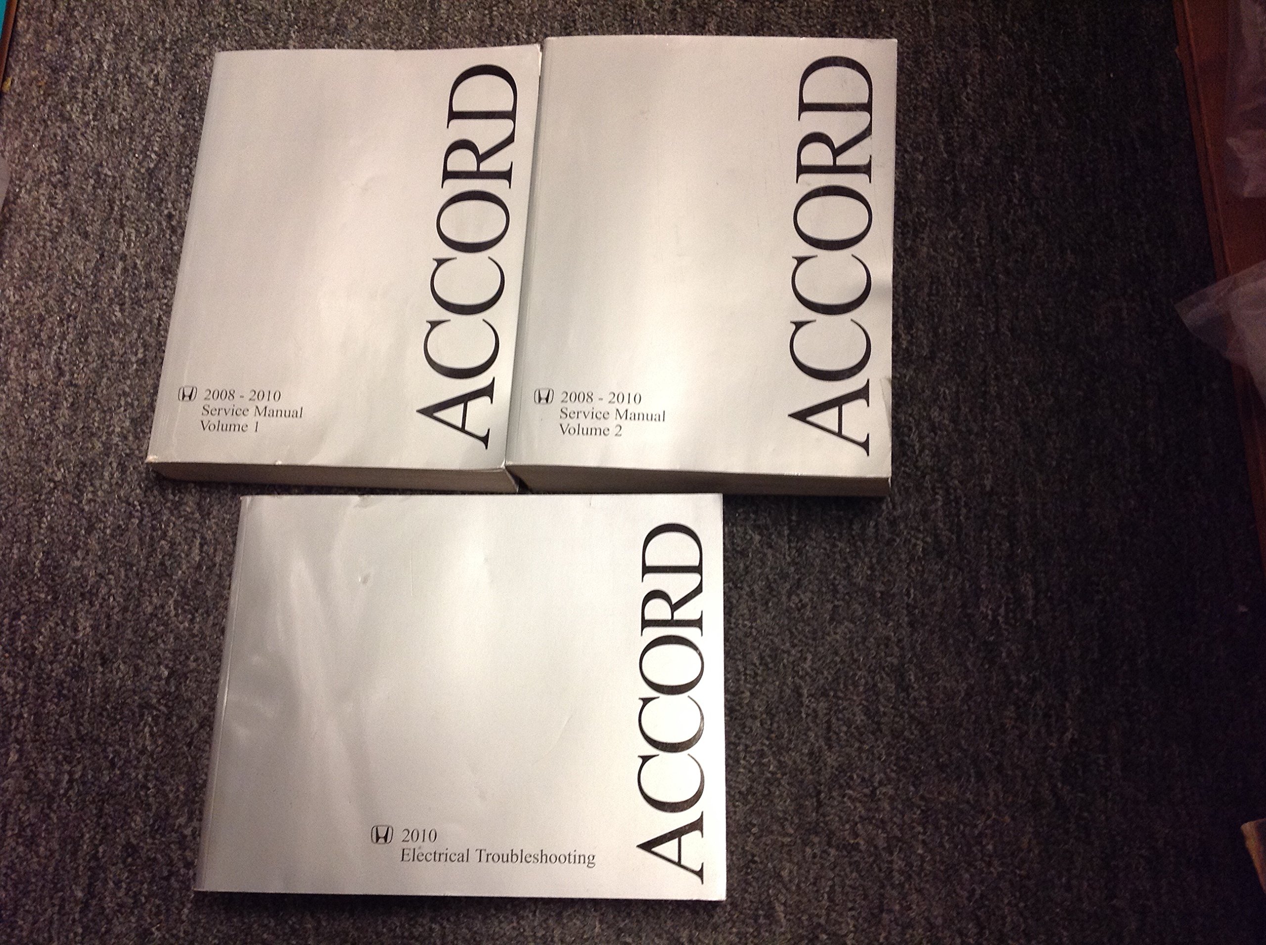 2008 2009 2010 2010 Honda ACCORD Service Shop Repair Manual Set W Wiring  Diagram Paperback – 2010