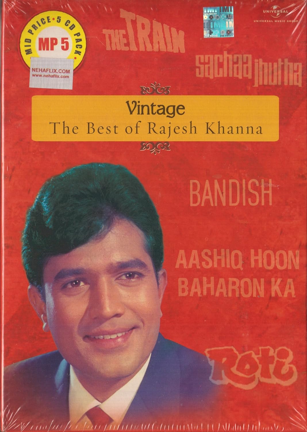 Rajesh Khanna Vintage The Best Of Rajesh Khanna Songs 5 CD Set