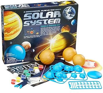 4m Solar System Mobile 3d Making Kit Multi Colour Amazon