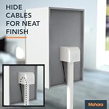 Mahara Universal White Floor Standing Speaker Stands Pair Height Adjustable view 5