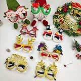 HzNzYHD 20Pcs Christmas Glasses Novelty Party Props for Kids & Adults view 4