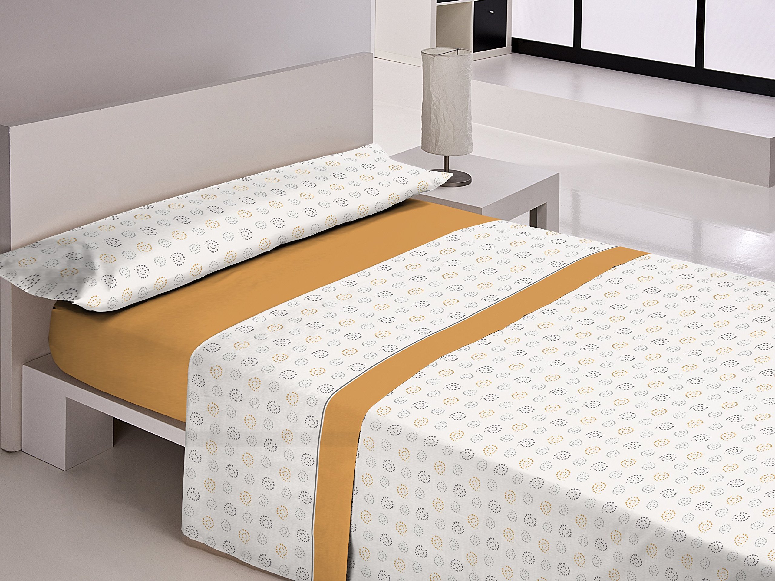 CASA CAMPO Bedding Set Nina Home Field – sedalinne Cama 180 cm orange