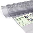 Grey Window Screen Mesh, Loboo Idea Fiberglass Screen Replacement Mesh Grey, Warehouse Fiberglass Window and Door Screen Mesh for Patio and Windows (120x100cm (47.24x39.37 Inches))