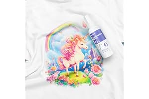 Teebloom 100ml Sublimation Spray, Sublimation Coating Spray for All Fabric, Including 100% Cotton, Polyester, Carton, Tote Bag, Pillows, Quick Dry & Super Adhesion, High Gloss Vibrant Color