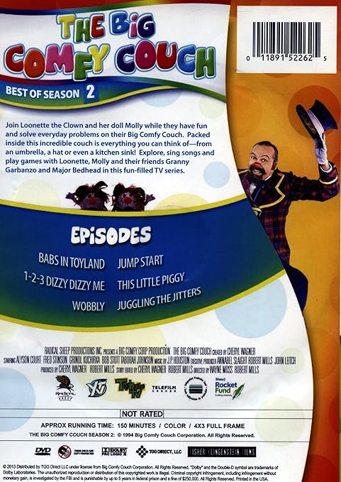 Amazon Com The Big Comfy Couch The Best Of Season 2 Dvd 6
