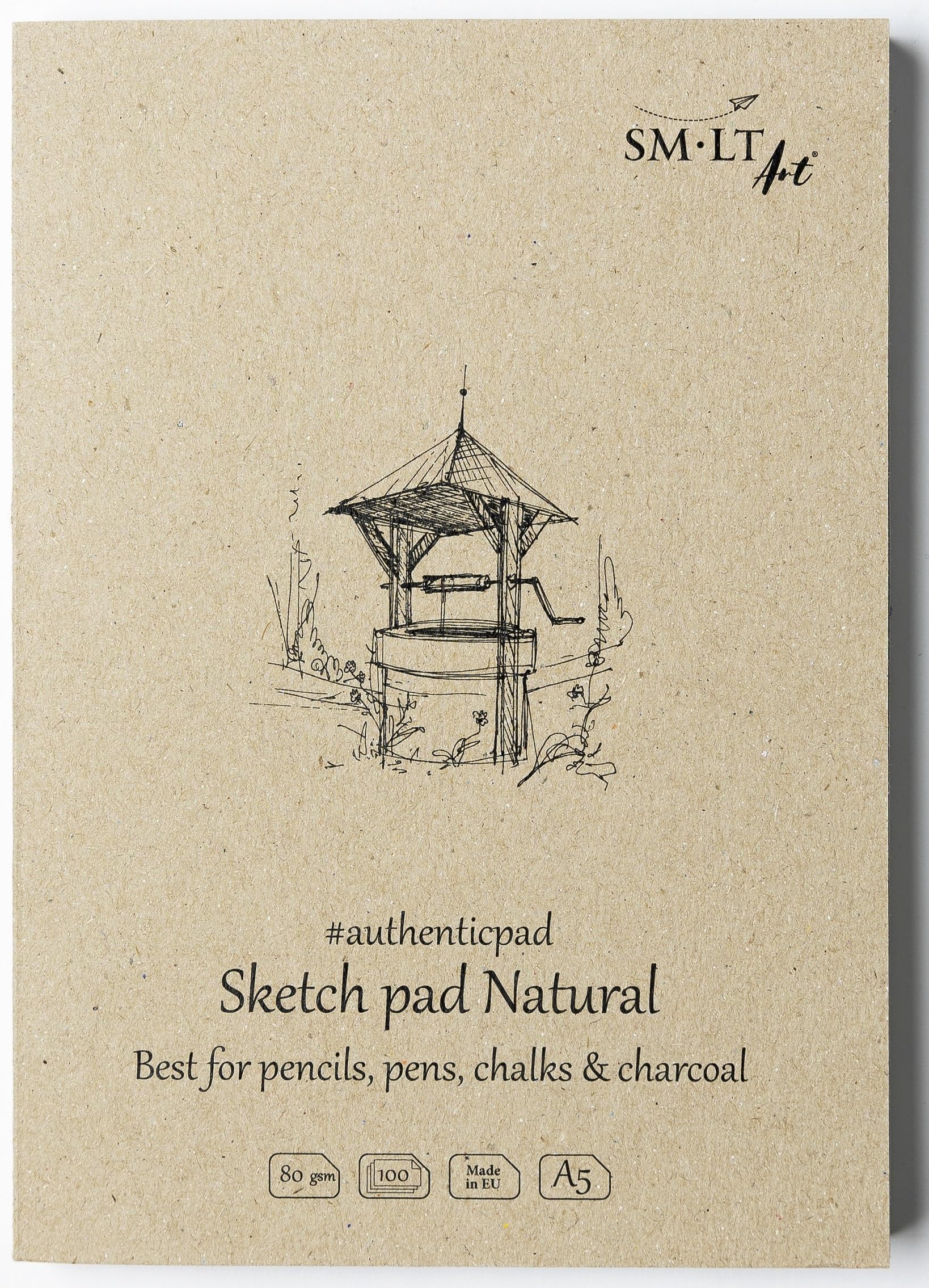 SM-LT 1 Sided Glued Pad - Recycled Drawing - A5-10