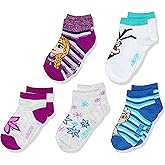 Disney girls Frozen 5 Pack Shorty Socks