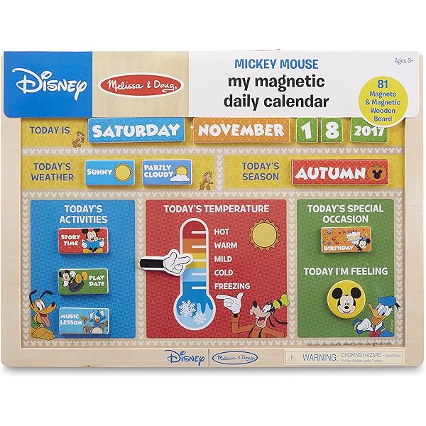 melissa and doug my first magnetic calendar