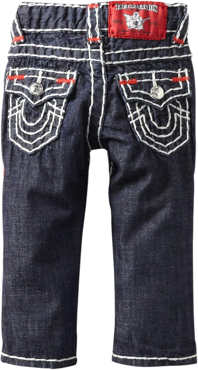 True Religion Baby Boys' Jack Super Tee Jean with Bartacks