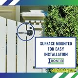 IRONTITE Auto Gate Latch Black Epoxy Finish for Wooden Gates view 5