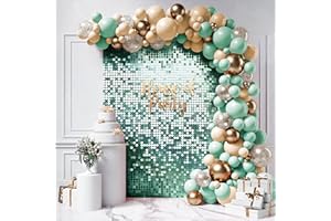 HOUSE OF PARTY - 24 Round Sequin Shimmer Wall Backdrop Panels for Party Decorations (Pack of 24) – Best Party Decor for Weddi