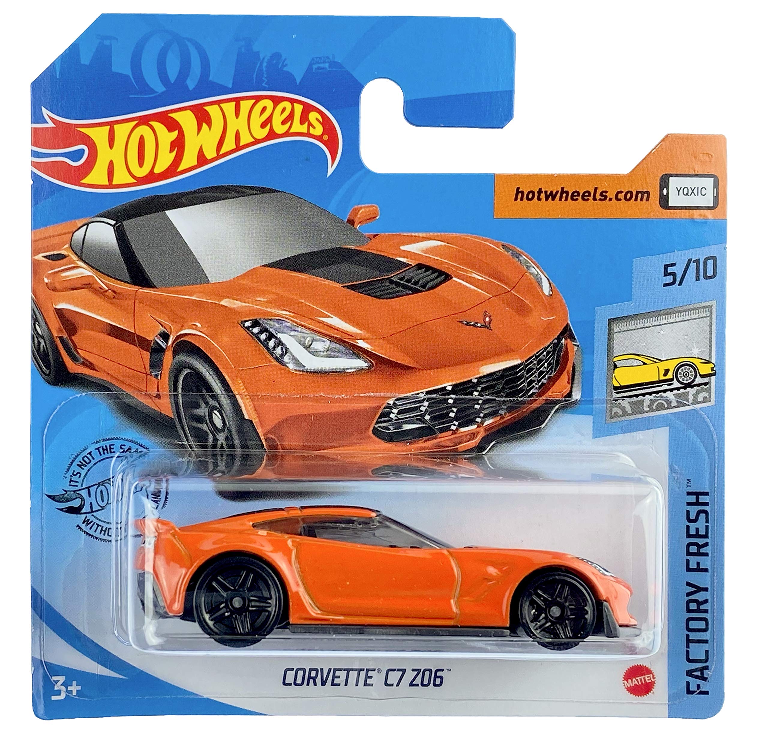 Hot Wheels Corvette C7 Z06 (Orange) 5/10 Factory Fresh 2020 - 200/250 (Short Card) GLN66