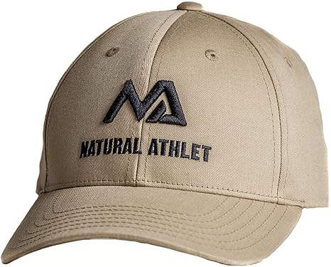 Natural Athlet Herren Basecap - Snapback Cap - Männer Freizeit Kappe verstellbar für Fitness, Sport, Gym & Training