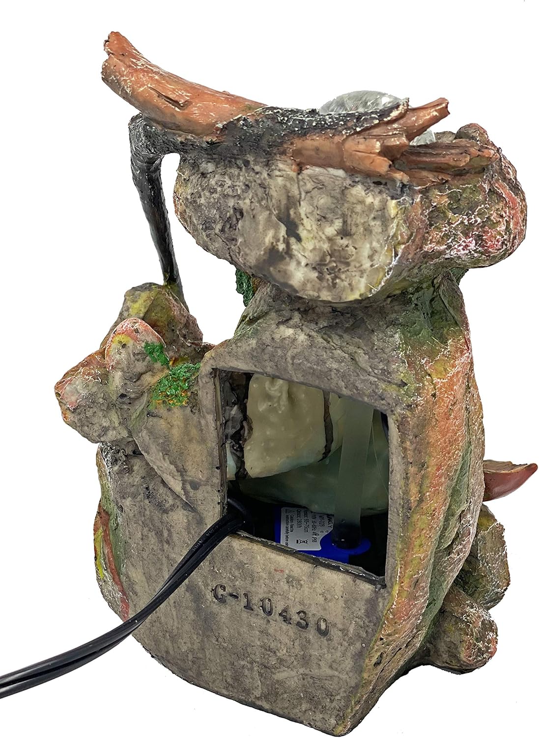 ImagiWonder Tabletop Fountain Indoor Fountain Natures Waterfall in Moss Rocks: Home & Kitchen