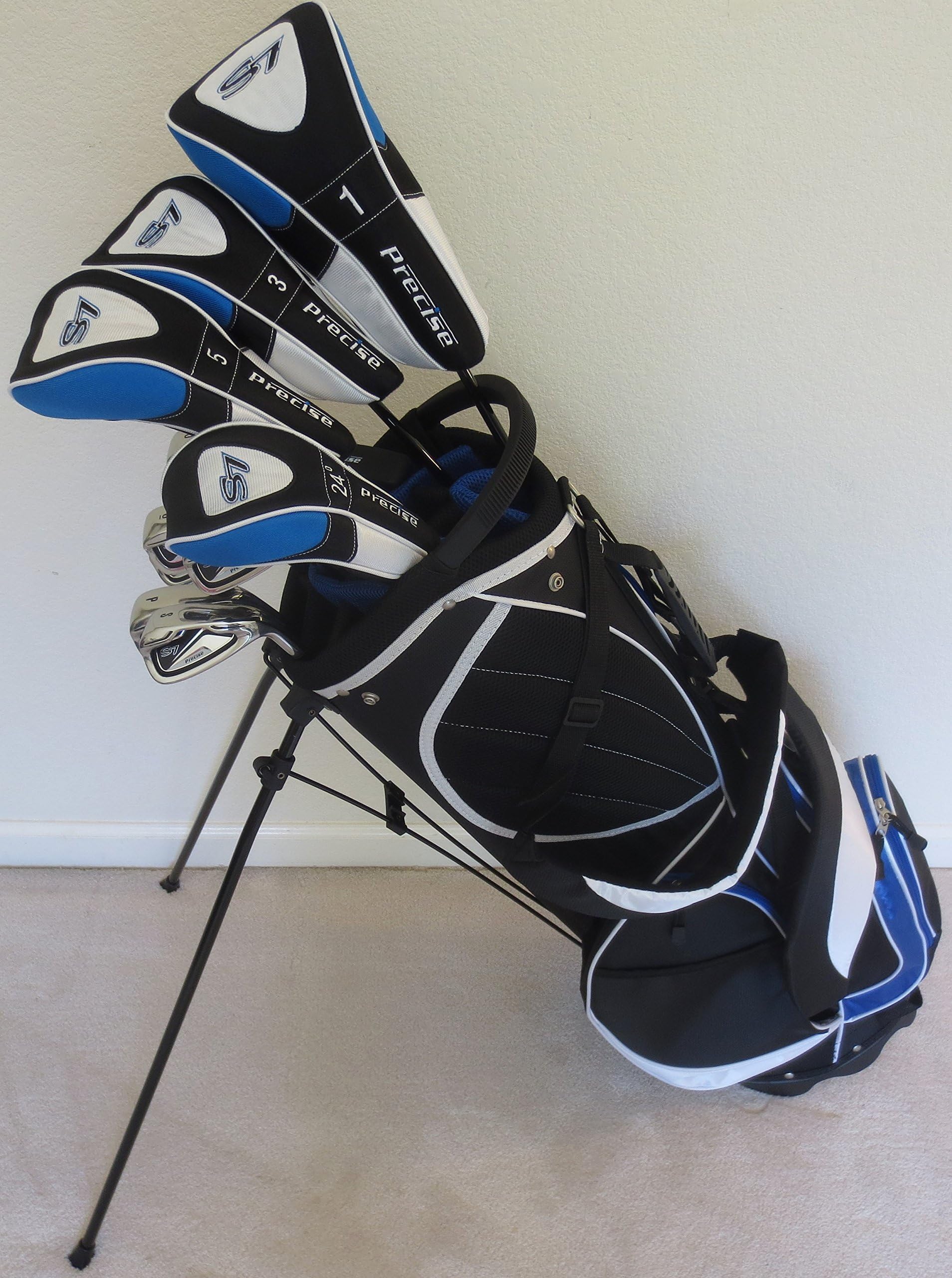 Mens Golf Set Clubs and Bag Complete Right Handed Regular Flex