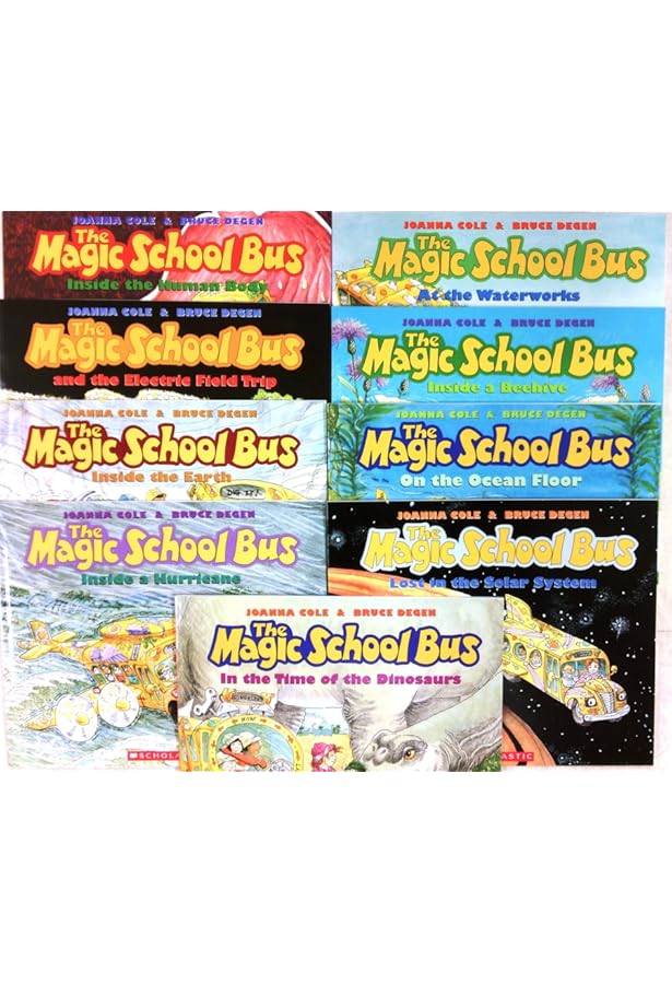 The Magic School Bus 10 Book Set: Dinosaurs, Volcanoes, Earth