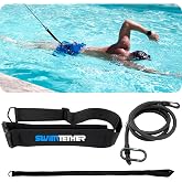 Swim Tether Belt Travel Pack for Stationary Swimming in Pools and Swim Spas