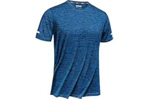 TACVASEN Mens Workout Shirts Short Sleeve Athletic Dry Fit Tshirts Shirts Running Gym Crewneck T-Shirts
