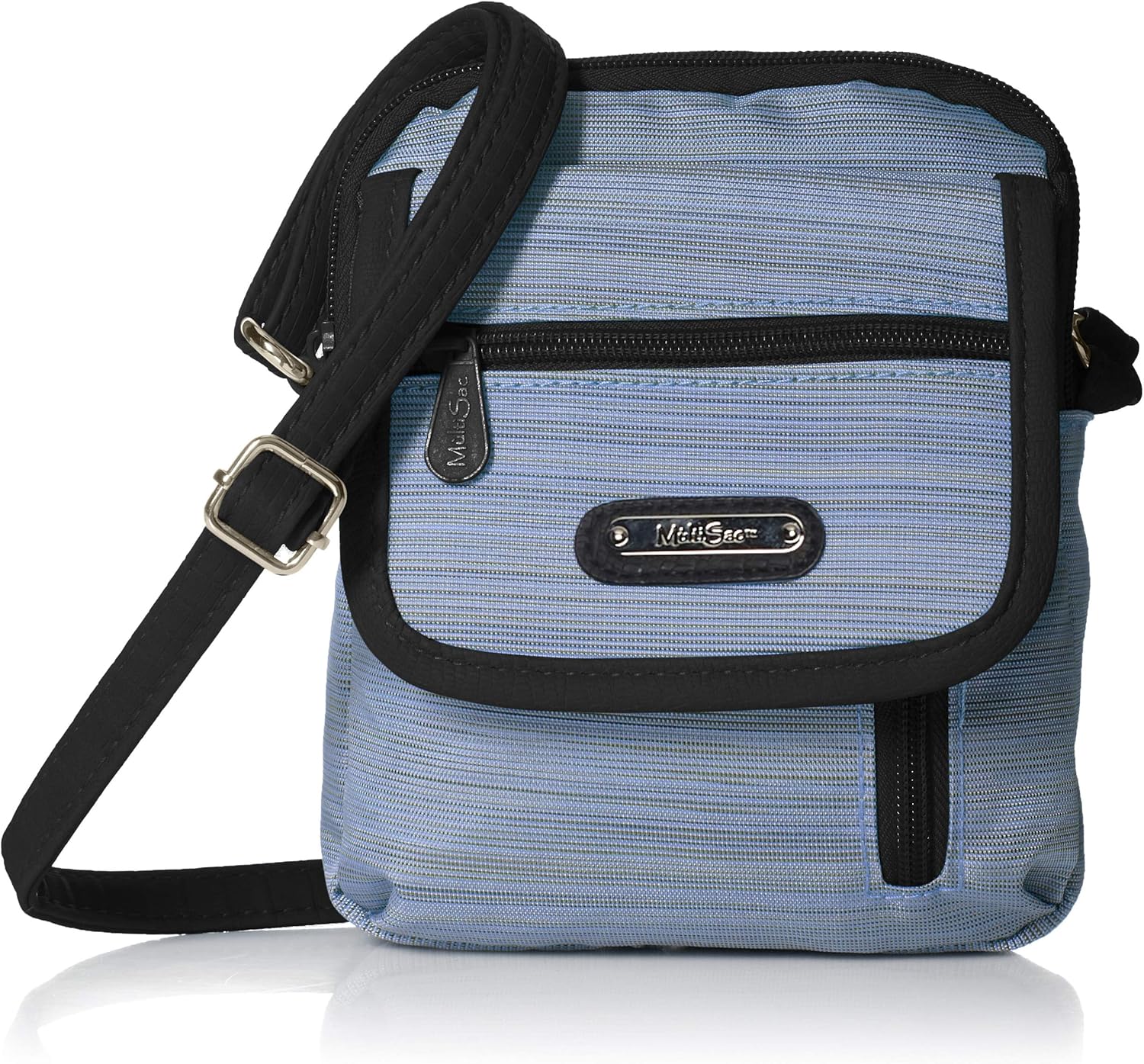 MultiSac Micro Everest Crossbody Bag, ice blue/black Handbags