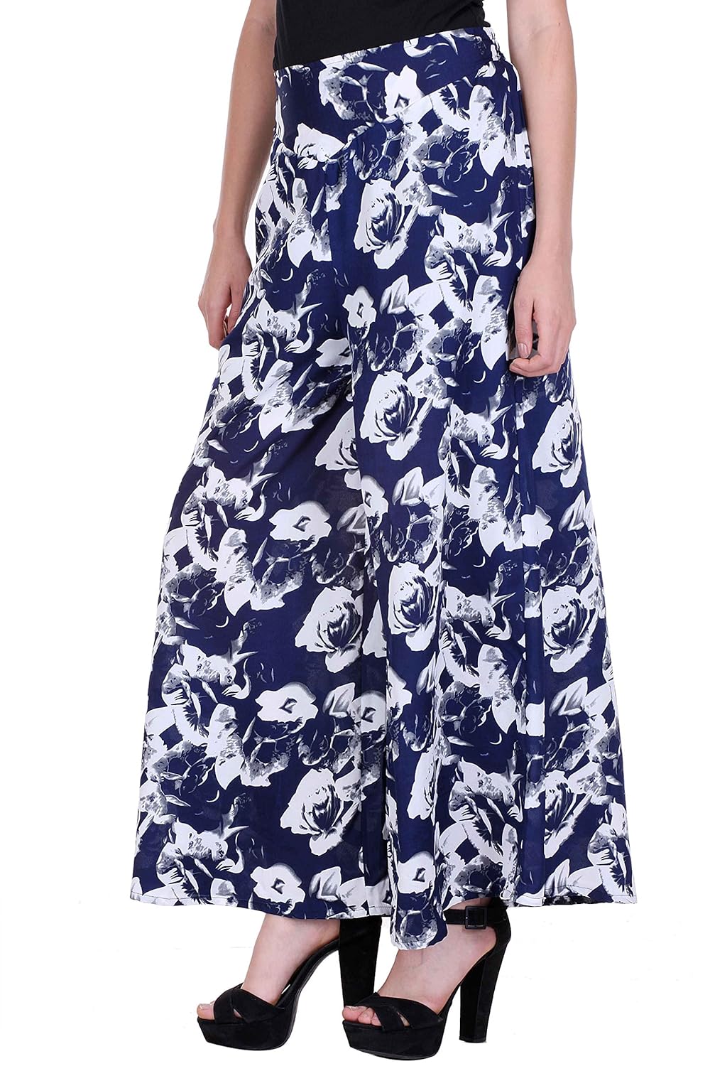 deewa white flower palazzo