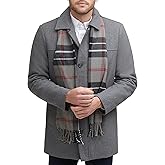 Dockers Men's Weston Wool Blend Coat With Scarf (Regular and Big & Tall)