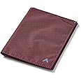 Allett Travel Wallet, Mulberry | Nylon, Thin Bifold, RFID Blocking, Minimalistic, Front Pocket | Holds Up To 10 Cards & Passport | For Men & Women