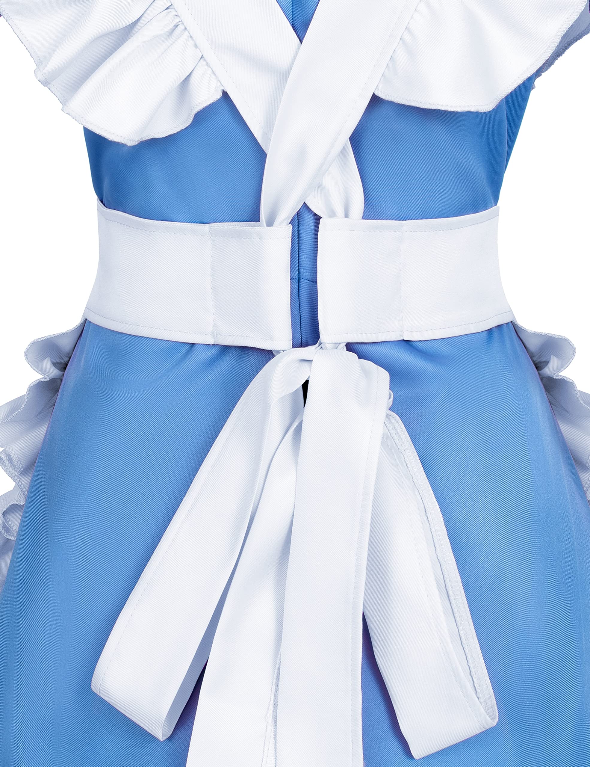 Mua Adjustable Retro Ruffle Maid Costume Apron Pockets With French ...