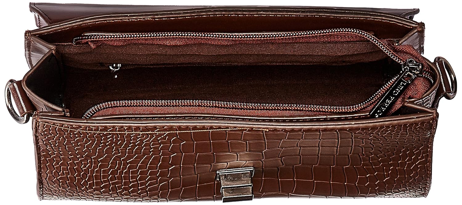 lino perros women's sling bag (brown)
