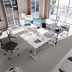 Pamray 71 Inch Large Computer Desk with Power