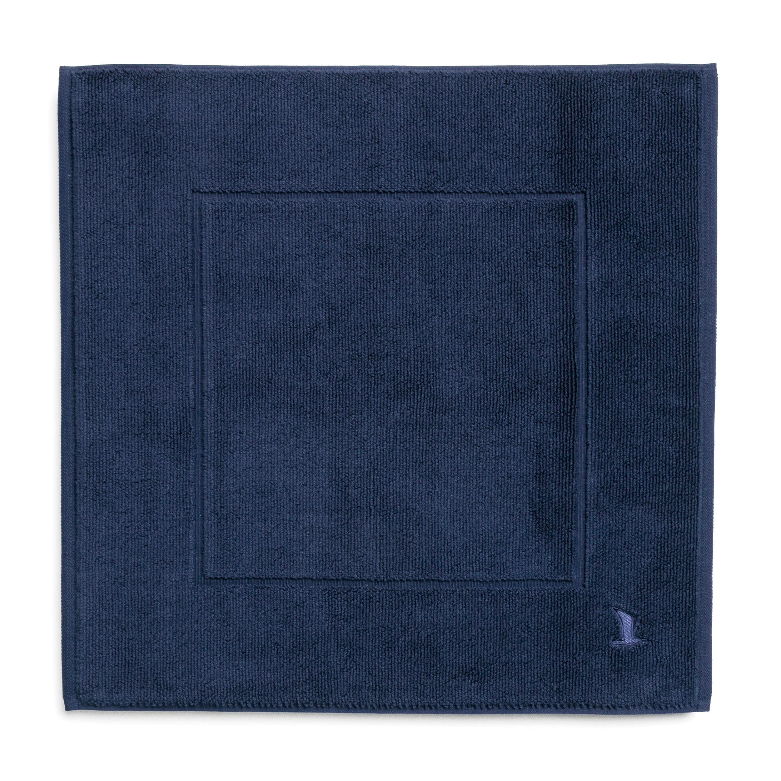 Möve Superwuschel bath mat 60 x 60 cm made of 100% cotton, deep sea