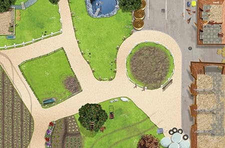 Stikkipix Bauernhof Spielteppich Hochwertige Reiterhof Spiel