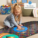 ODOXIA Sensory Wall Sequin Flip Fabric Kids Reversible Sequins ADHD Toy view 5