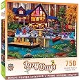 Masterpieces 750 Piece Jigsaw Puzzle for Adults, Family, Or Kids - Cabin in The Cove - 18"x24"