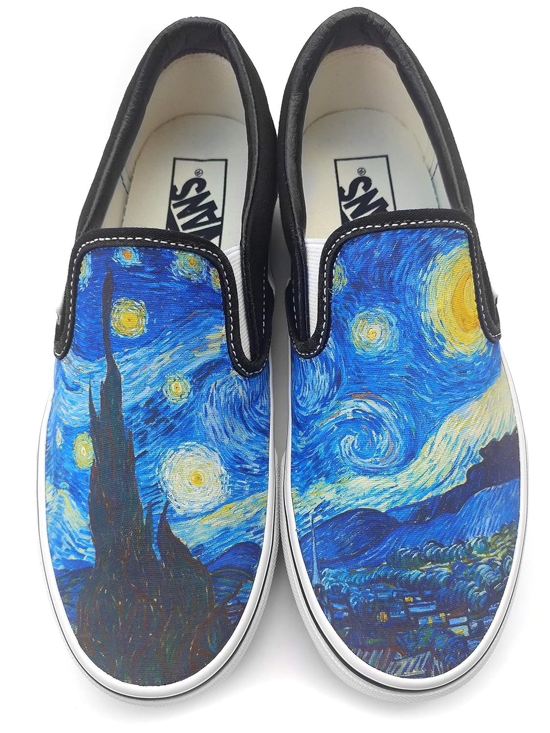 blue van slip ons