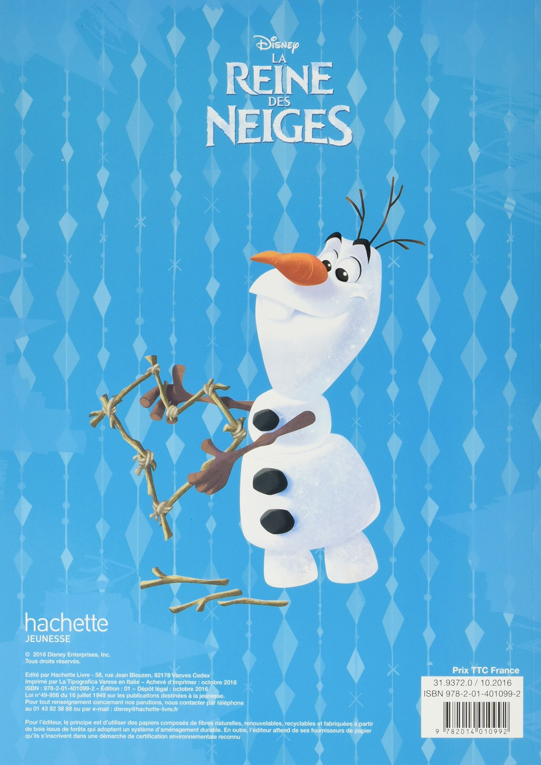 La Reine Des Neiges Super Colo 9782014010992 Amazoncom - 