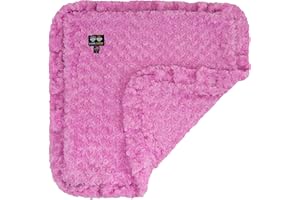 BESSIE + BARNIE BESSIE AND BARNIE Cotton Candy (Ruffles) Luxury Ultra Plush Faux Fur Pet, Dog, Cat, Puppy Super Soft Reversible Blanket (Multiple Sizes), MD - 36" x 28"