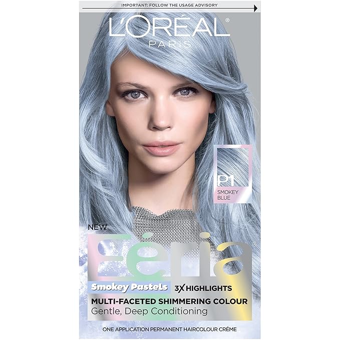 Buy L Oreal Paris Hair Color Feria Pastels Dye Smokey Blue P1