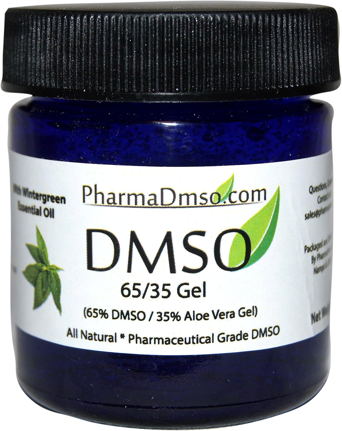 Amazon Com Dmso Gel Infused With Wintergreen Essential Oil 65 Dmso 35 Aloe Vera 4 Oz Health Personal Care