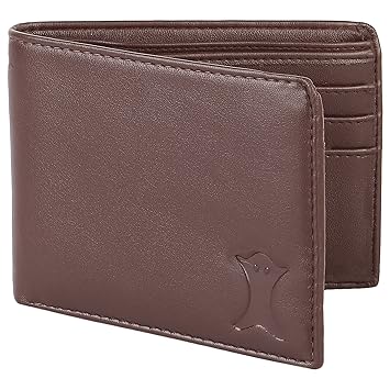CREATURE Classic Pu-Leather Brown Wallet/Purse for Men/Boys(Brown || D-01)