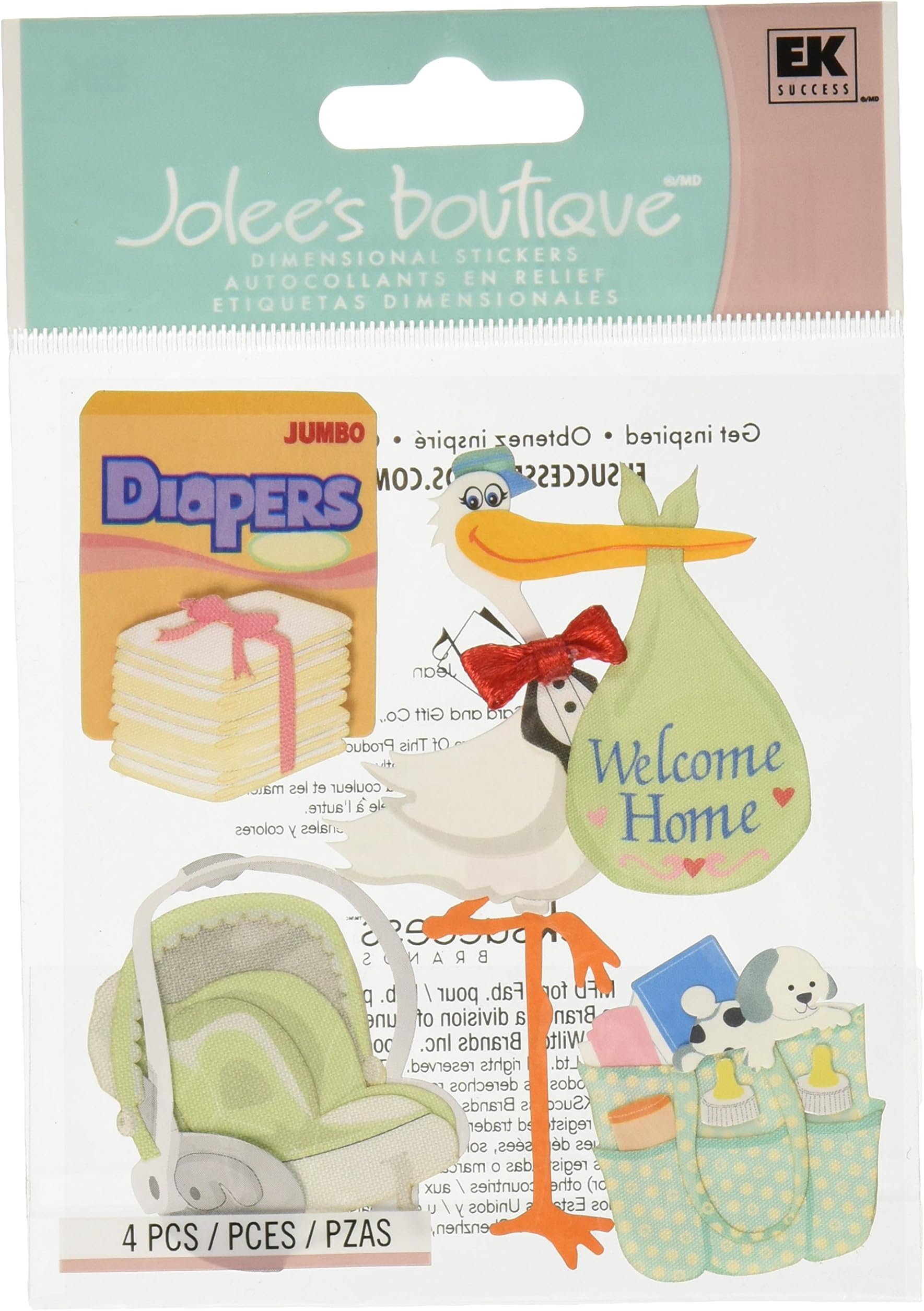 Jolees Boutique Dimensional Stickers-Coming Home