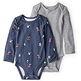 Carter's baby-boys Purelysoft 2-pack Long Sleeve Bodysuit